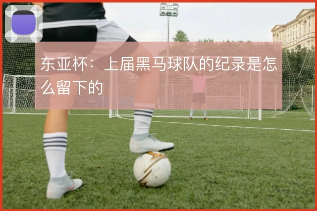 东亚杯:上届黑马球队的纪录是怎么留下的